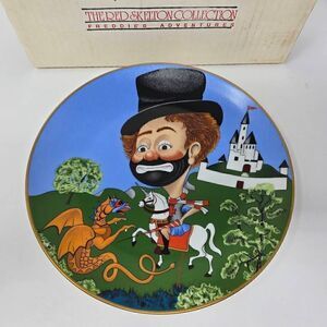 RED SKELTON COLLECTION COLLECTOR PLATE SIR FREDDIE 3625/15000 IN ORIGINAL BOX